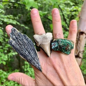 3 Beautiful vintage Adina Mills rings